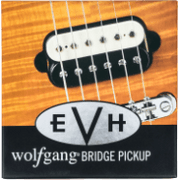EVH Wolfgang Bridge Humbucking Pickup black and white humbucker pickup with alnico magnets