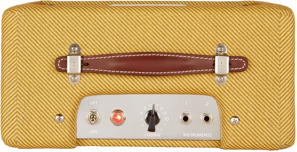 Fender 57 Custom Champ combo amplifier tweed finish with dual control knobs