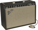 Fender '64 Custom Deluxe Reverb combo amplifier with vintage cream grille cloth and spring reverb