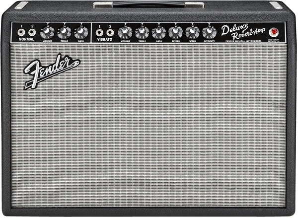 Fender 65 Deluxe Reverb combo amplifier with dual channels and spring reverb effects