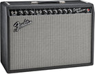 Fender 65 Deluxe Reverb combo amplifier black with silver grille and dual channels
