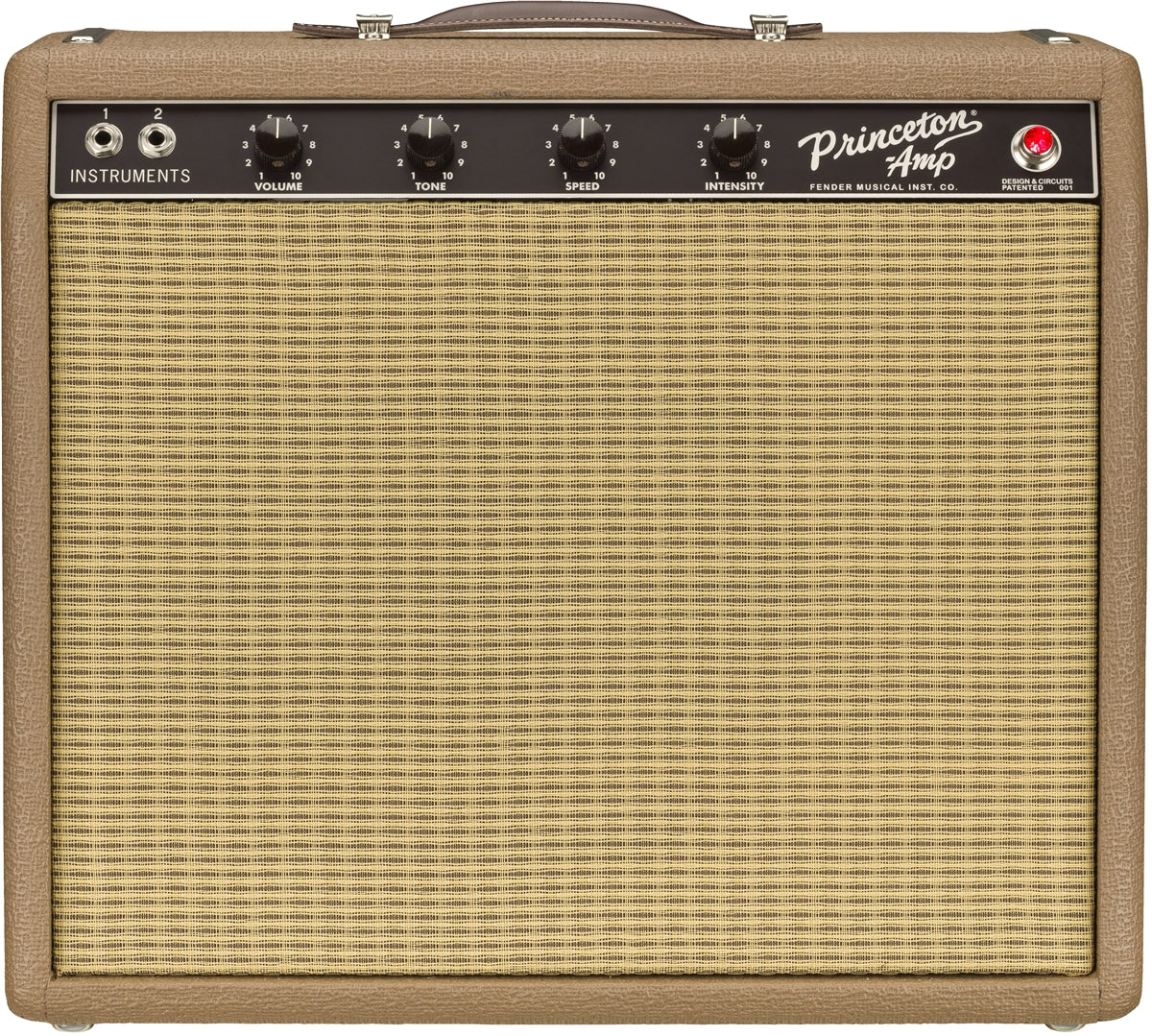 Fender 62 Princeton Chris Stapleton Edition combo amplifier tan tolex with vintage tube circuitry