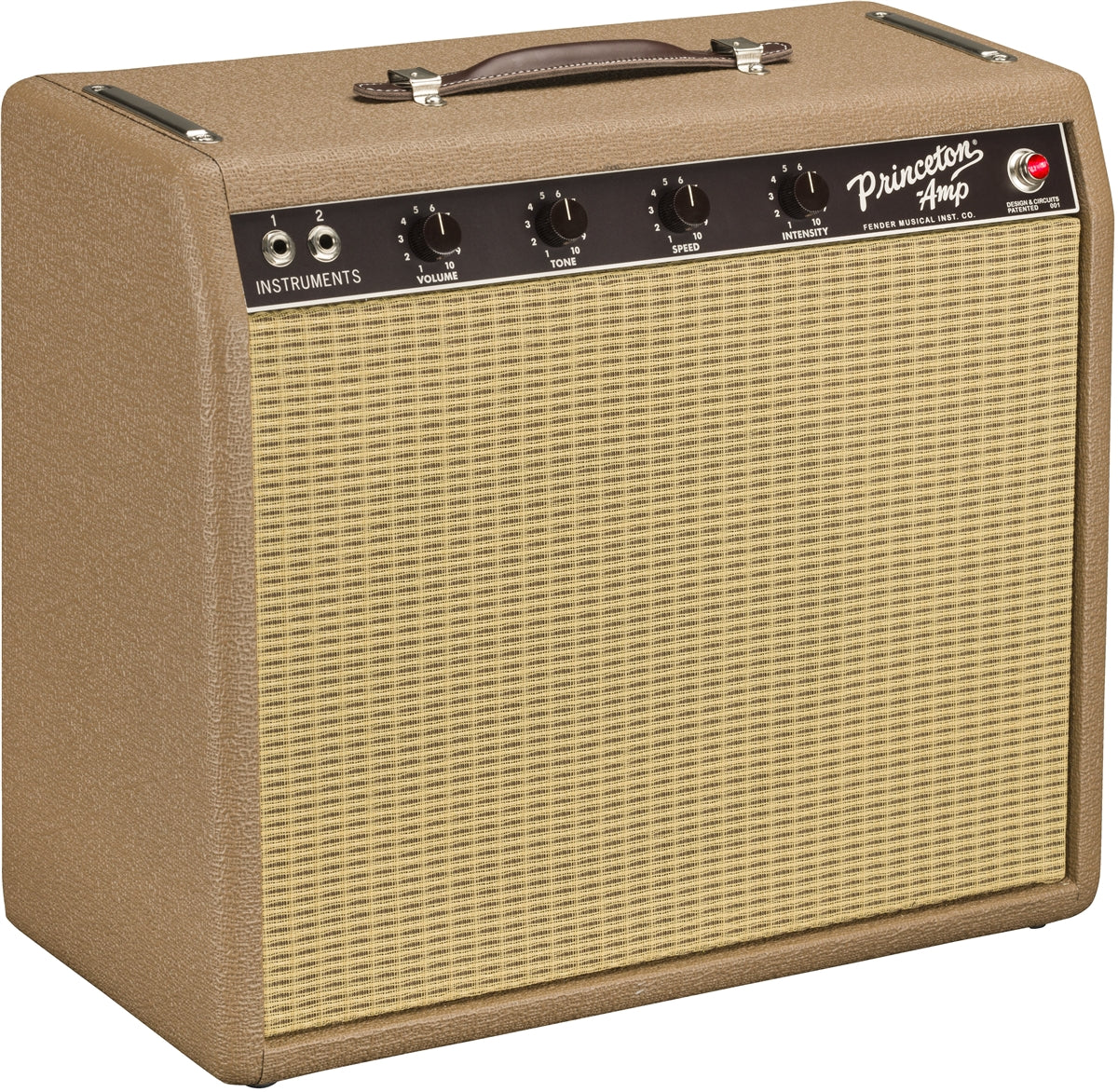 Fender '62 Princeton Chris Stapleton Edition combo amplifier tan tolex with vintage-style control panel
