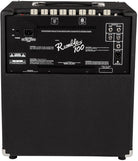 Fender Rumble 100 bass combo amplifier black tolex with control knobs and effects section