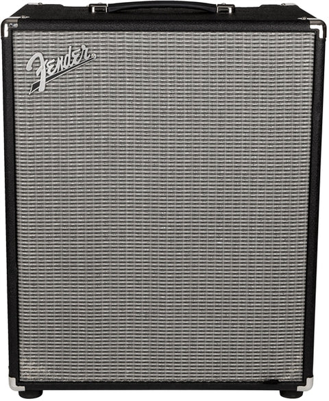 Fender Rumble 500 bass combo amp black with silver speaker grille