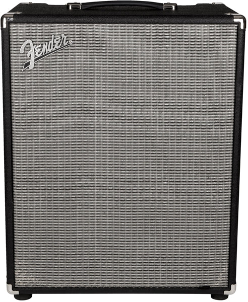 Fender Rumble 500 bass combo amp black with silver speaker grille
