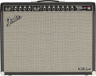 Fender Tone Master Twin Reverb combo amplifier black tolex with dual channels and vintage fender style speaker grille