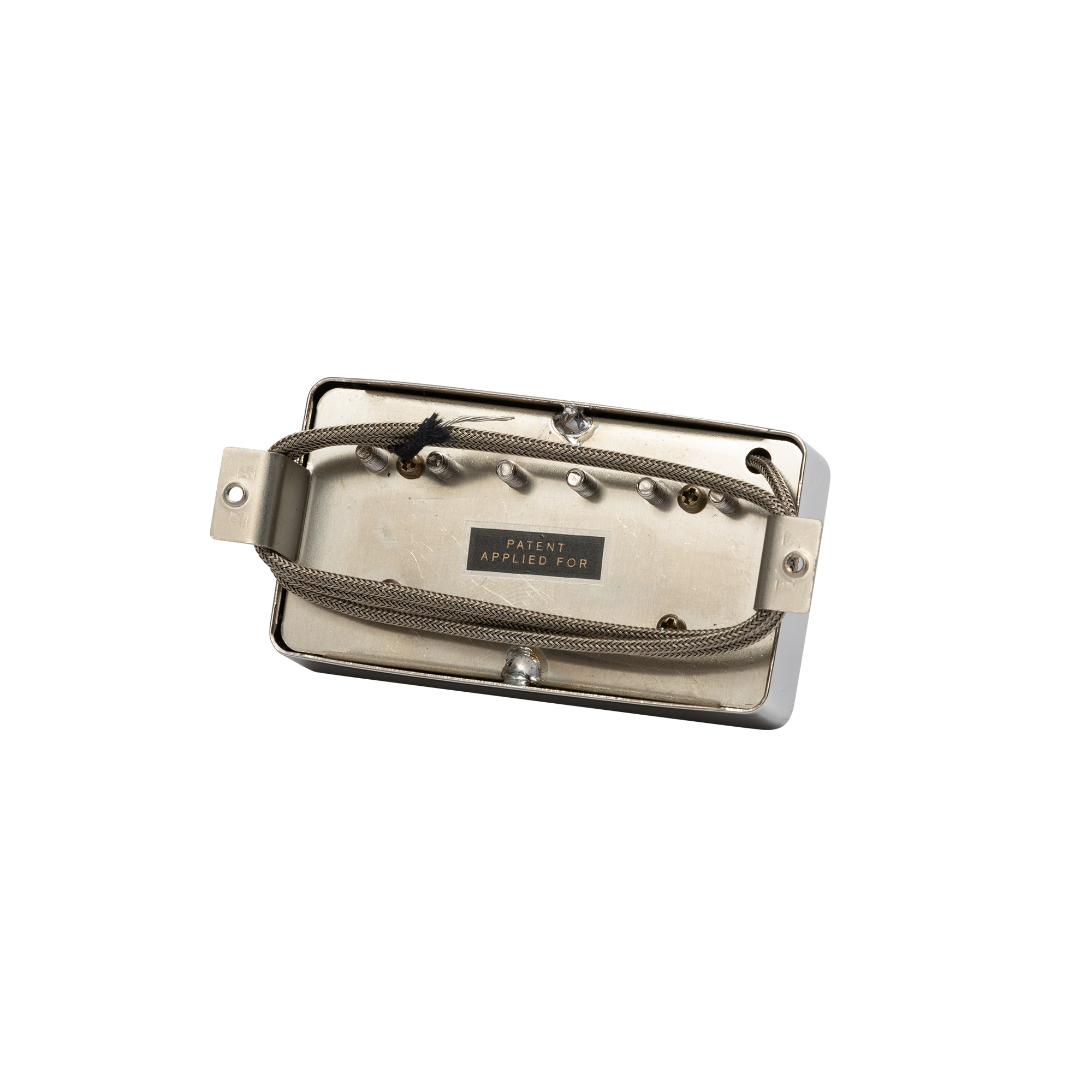 Gibson CustomBucker underwound electric guitar pickup nickel cover with patent design