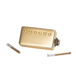 Gibson CustomBucker Underwound electric guitar pickup gold finish with alnico magnets and coil tap wiring