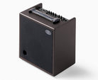 Schertler Giulia X Combo dark wood guitar amplifier with top-mounted controls and speaker cone