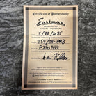 Eastman T59 TV semi-hollow electric guitar vintage amber finish with certificate of authenticity
