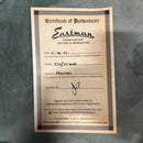 Eastman T59-TV vintage amber semi-hollow electric guitar with Certificate of Authenticity