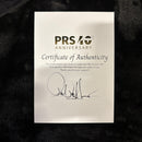 Paul Reed Smith Limited 40th Anniversary Custom semi-hollow electric guitar Charcoal Cherry Burst with signed certificate