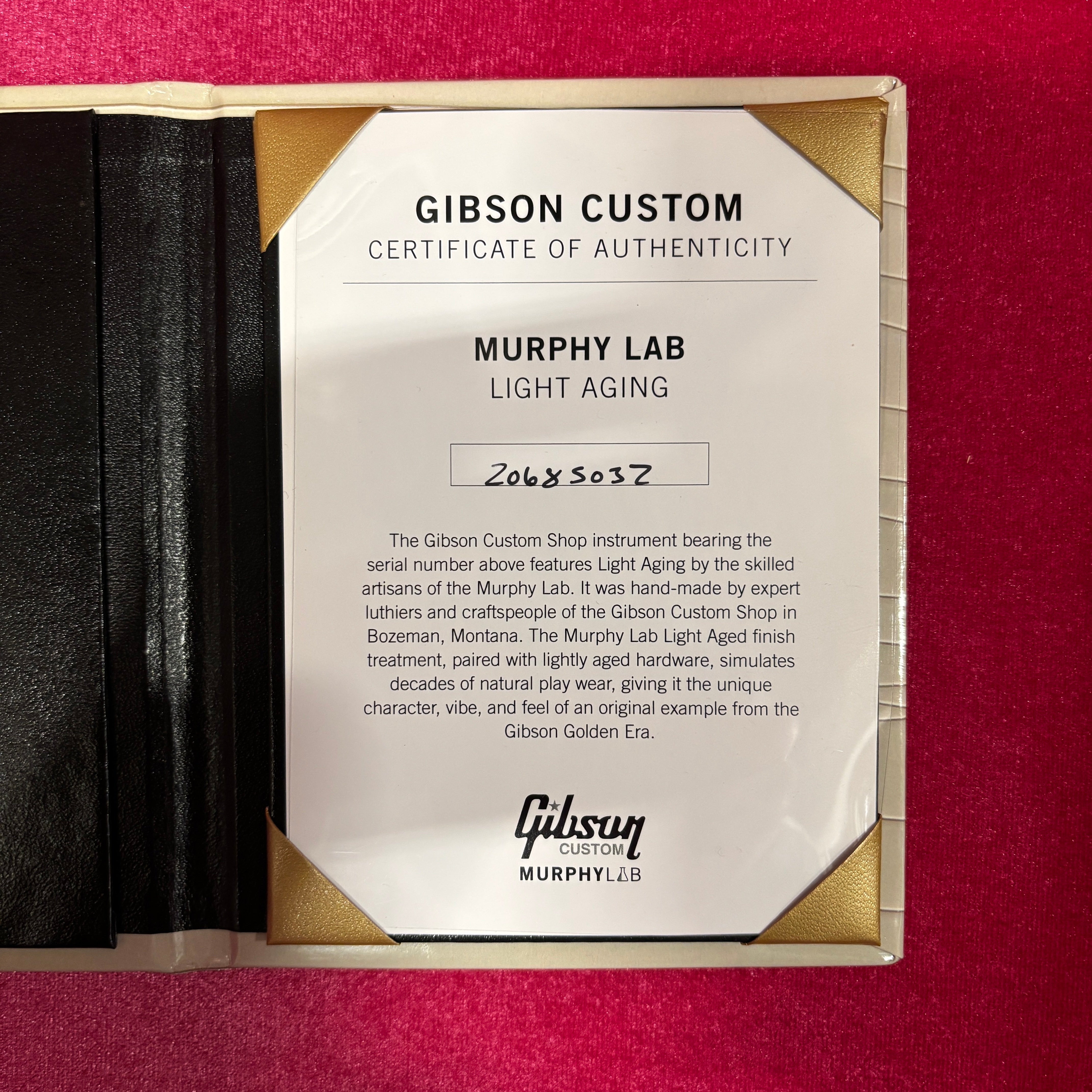 Gibson 1957 SJ200 light-aged vintage sunburst acoustic guitar with Murphy Lab aging certificate