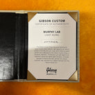 Gibson Custom Murphy Lab 1963 Country Western electric guitar heavy aged smoked natural finish with certificate of authenticity