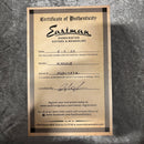 Eastman AC822CE natural acoustic guitar certificate of authenticity with serial number documentation