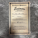 Eastman AC822CE natural acoustic guitar with certificate of authenticity and handcrafted construction details