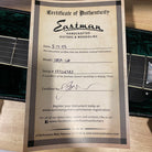 Eastman SB59 semi-hollow electric guitar goldburst finish with f-holes and vintage-style hardware