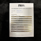 Paul Reed Smith 40th Anniversary Custom 24 Satin Limited Edition electric guitar Cobalt Smokeburst with ebony fretboard