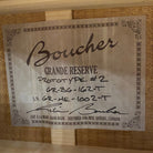 Boucher Grande Reserve Prototype #2 classical guitar natural finish hand-made in Quebec Canada