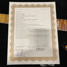 Paul Reed Smith Private Stock Modern Eagle V electric guitar Sandstorm Fade with quilted maple top and abalone inlays