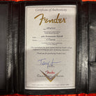 Fender Custom Shop 1960 Stratocaster Heavy Relic pre-owned electric guitar Olympic White with certificate of authenticity