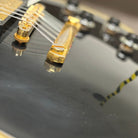 Pre-owned Gibson 1957 Les Paul Custom Reissue electric guitar Ebony VOS with gold hardware and humbuckers