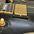 Pre-owned Gibson 1957 Les Paul Custom Reissue VOS electric guitar Ebony with gold hardware humbuckers