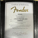Fender Custom Shop Limited 1965 Stratocaster NOS electric guitar Burgundy Mist Metallic with Certificate of Authenticity