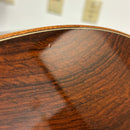 Santa Cruz OM Custom pre-owned acoustic guitar sunburst finish with wood grain detail