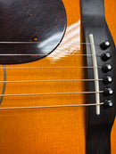 Pre-owned Santa Cruz OM Custom acoustic guitar sunburst finish with black pickguard