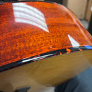 Pre-owned Eastman E10OMTC natural acoustic guitar with flamed maple top and glossy finish