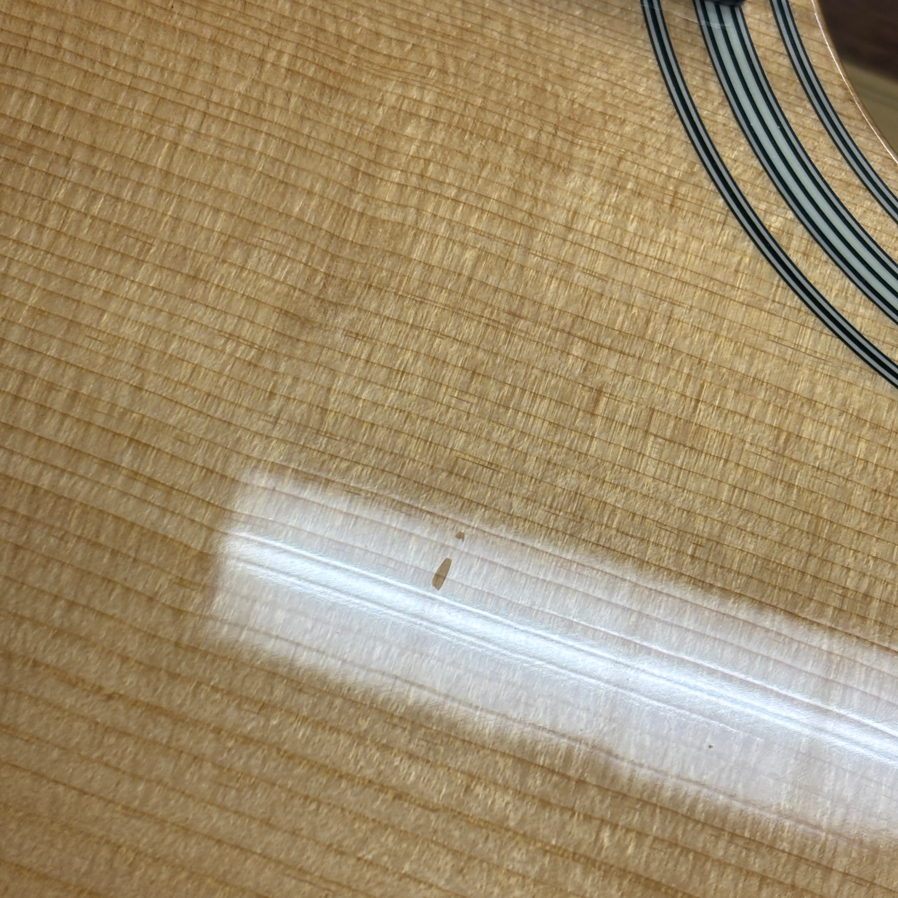 Eastman E10OMTC pre-owned acoustic guitar natural finish with maple neck and binding