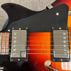 Pre-owned Gibson Memphis ES Les Paul semi-hollow electric guitar sunburst with dual humbucker pickups