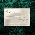 Bourgeois SDS Dreadnought acoustic guitar walnut finish with hand-selected tonewoods certification card