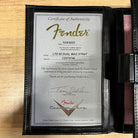 Fender Custom Shop Limited 1965 Dual Mag Stratocaster electric guitar Inca Silver with certificate of authenticity
