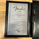 Fender Custom Shop Limited 1965 Dual Mag Stratocaster electric guitar Ice Blue Metallic with certificate of authenticity