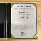 Gibson 1958 Les Paul Standard Reissue Ultra Light Aged electric guitar Washed Cherry Sunburst with Certificate of Authenticity