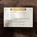 Boucher HG-24 Parlor acoustic guitar Natural finish with Adirondack spruce top and serial number BA-1005-P Certificate of Authenticity