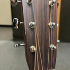Pre-owned Martin HD28 dreadnought acoustic guitar natural finish with chrome tuning machines