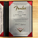 Fender Custom Shop 60s Stratocaster electric guitar Charcoal Frost Metallic with certificate of authenticity