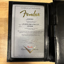 Fender Custom Shop Limited Roasted Pine Stratocaster electric guitar teal green metallic relic aged with certificate of authenticity