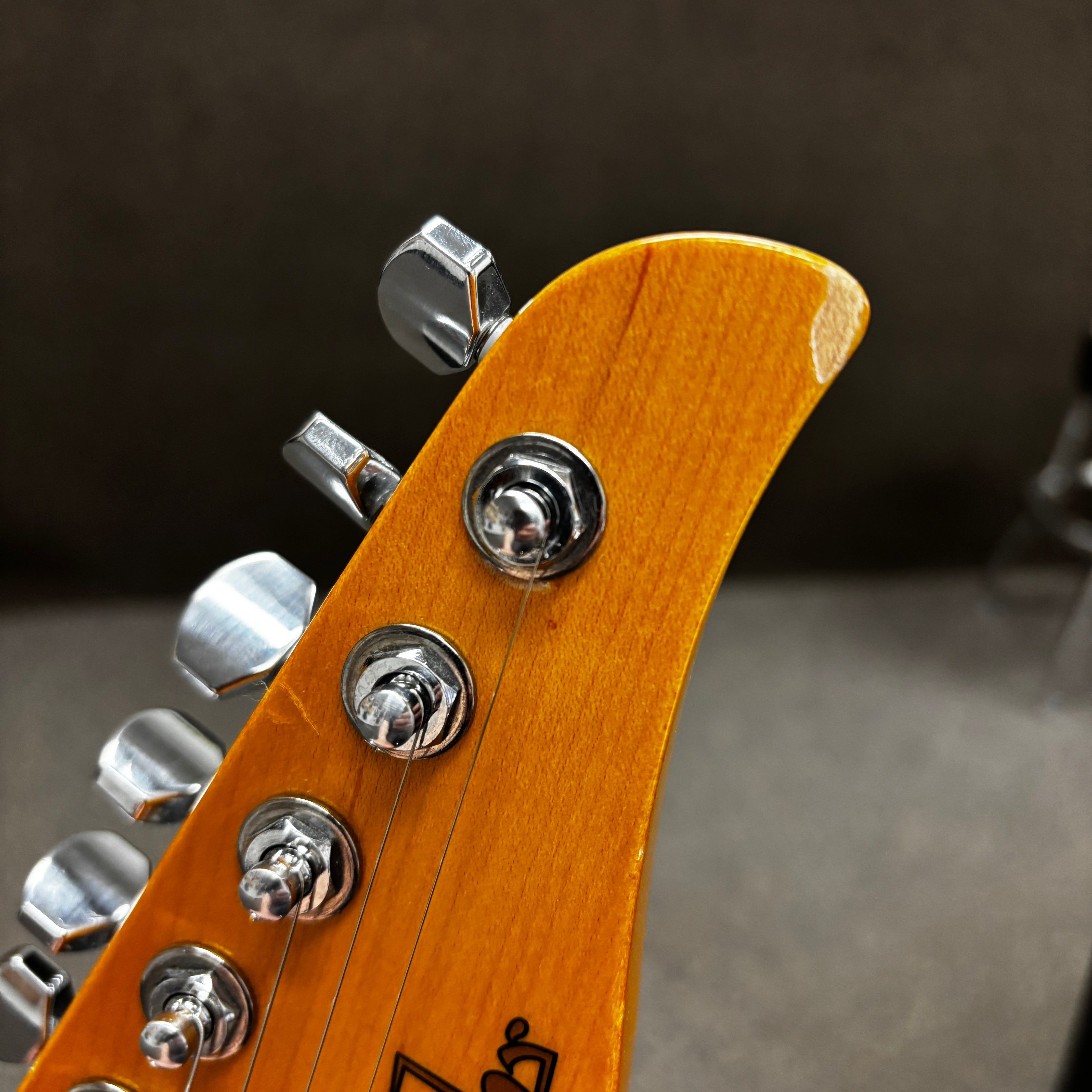 Pre-owned Suhr Classic S electric guitar Antique Sonic Blue with chrome tuning machines and maple neck