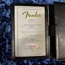 Fender Custom Shop 75th Anniversary Stratocaster electric guitar Diamond White Pearl pre-owned with Certificate of Authenticity
