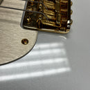 Fender Custom Shop 75th Anniversary Stratocaster electric guitar Diamond White Pearl pre-owned with gold hardware