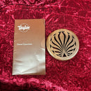 Taylor Custom Grand Pacific acoustic guitar Natural finish with Lutehole wooden soundhole cover and Owner Essentials booklet