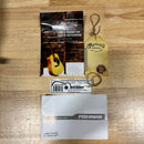 Martin DCPA4-R Natural acoustic-electric guitar documentation set with care guide, warranty tag, and Fishman F1 Analog user g