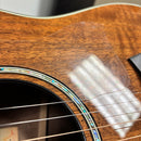 Taylor Custom Grand Pacific acoustic guitar Natural finish with figured koa top and abalone rosette inlay