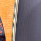 Martin D-28 acoustic dreadnought guitar Aging Toner finish with flamed top binding and rosewood back and sides detail