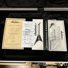 Jackson Righteous Run Custom Soloist Purple to Green Shift guitar case with Custom Shop certificate of authenticity and owner